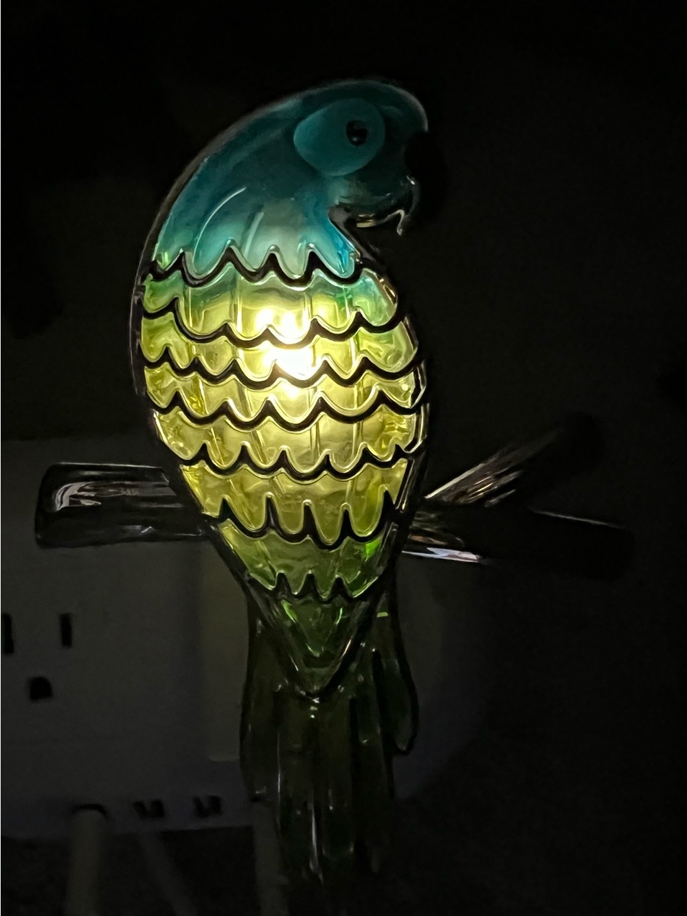 Rare Parrot Night Light - Bath and Bodyworks wallflower Plug in